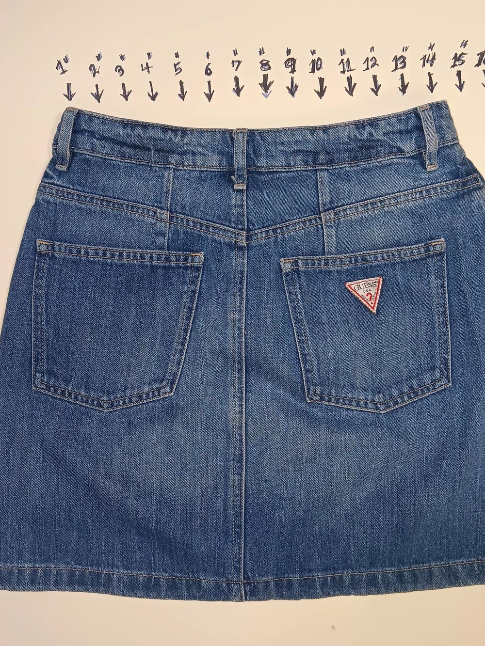 GUESS Blue Denim Mini Skirt